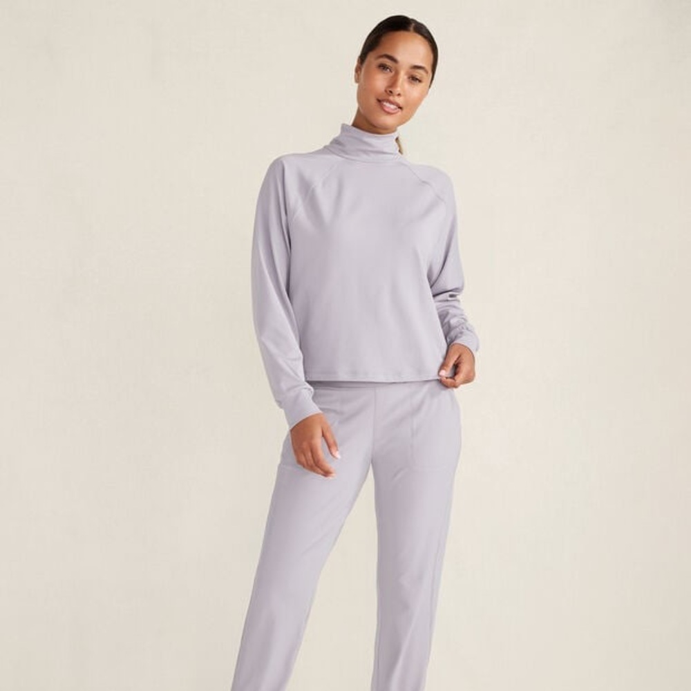 Haven Well Within Balance Turtleneck Pullover Purple Size L NWT